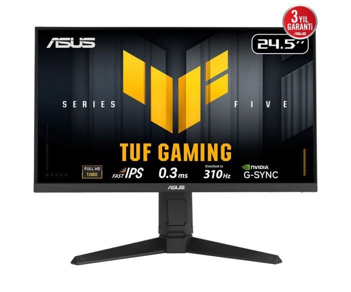 ASUS VG259QMRL5A TUF GAMING 24.5'' LED IPS 0.3ms 310Hz 1920x1080 FullHD 2x HDMI 1xDP Multimedya (Vesa)FreePre Sync G-SYNC