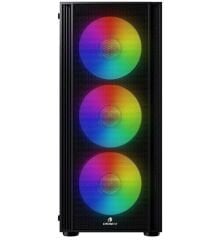 GAMEBOOSTER GB-A651B CASTLE 600W Siyah Mid Tower ATX Kasa