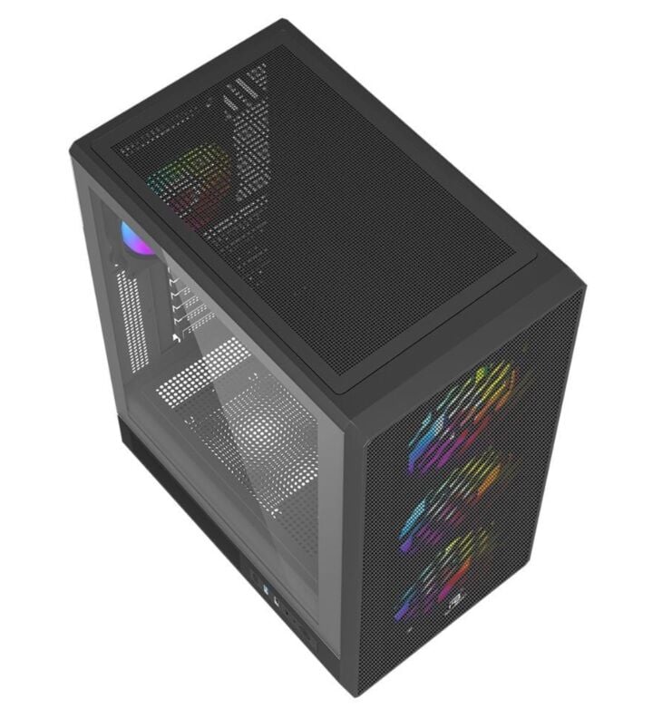 POWER BOOST PB-A700B 750W 80+ Bronze Siyah Mesh Panel Mid Tower ATX Kasa