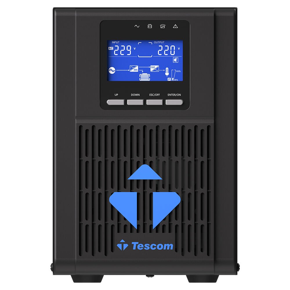 TESCOM NEOLINE Online 1 KVA 4/8 dk (2x12v 7AH Akü ) UPS