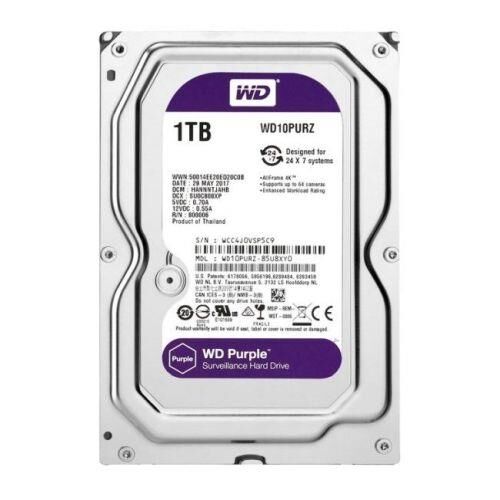 WESTERN DIGITAL WD10PURZ PURPLE 3.5'' 1TB 5400rpm 64mb SATA 7/24 Harddisk
