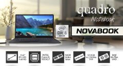 QUADRO NovaBook IN16-1650P-CS i5-1035G7 16GB 512GB SSD O/B Intel UHD 15.6'' DOS Siyah Notebook