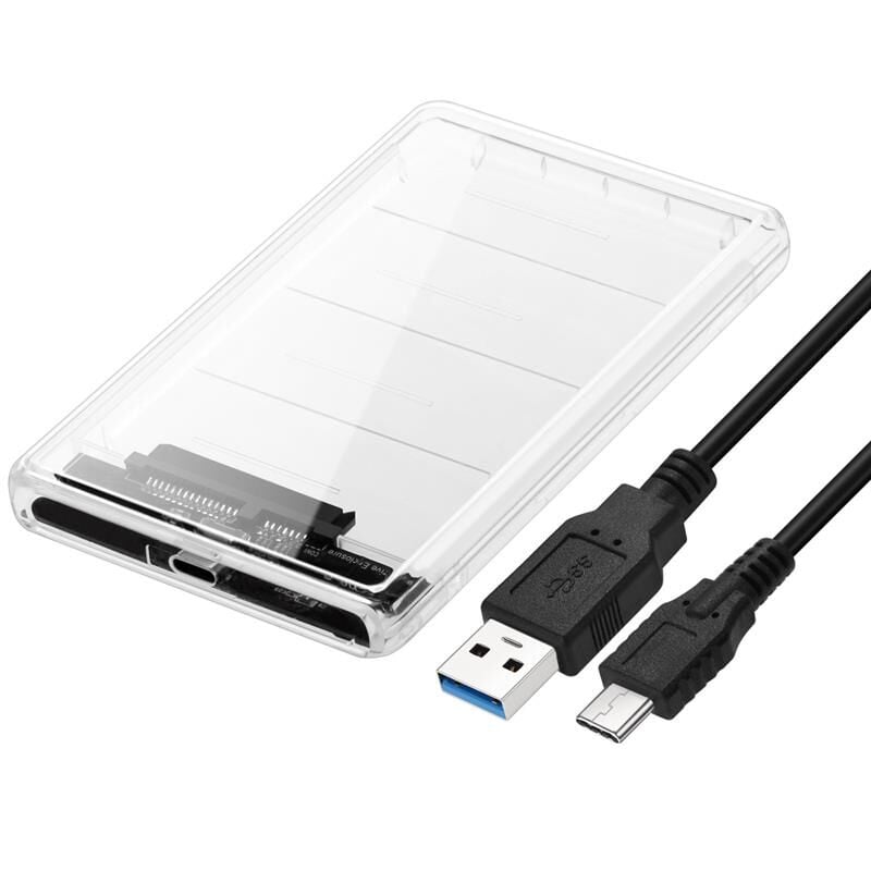 CODEGEN CODMAX CDG-HDC-30TC 2.5'' USB 3.1 Şeffaf Sata 3 Harici HDD Kutusu