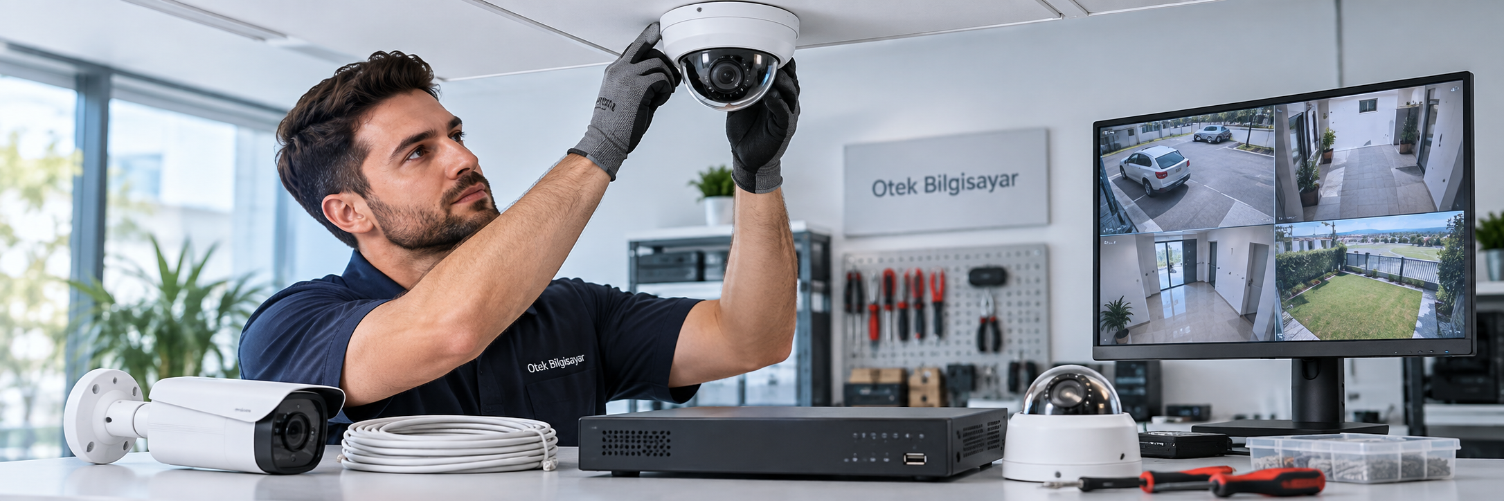Gaziantep OTEK Bilgisayar güvenlik kamera sistemi IP kamera NVR DVR satış kurulum ve teknik destek