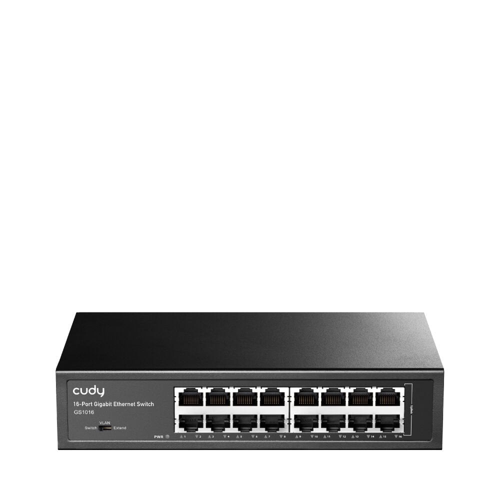 CUDY GS1016 16 Port Gbit Rackmount Yönetilemez Metal Kasa Switch