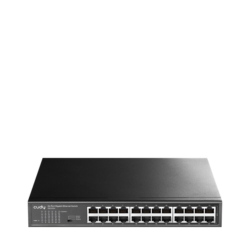 CUDY GS1024 24 Port Gbit Rackmount Yönetilemez Metal Kasa Switch