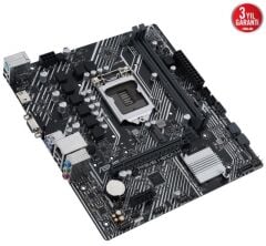 ASUS PRIME H510M-K H510 DDR4 Vga GLan mATX HDMI USB3.2 M.2 1200Pv2 Anakart