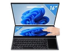 QUADRO Diamond Duo DS3212N i7-10850H 32GB 1TB SSD O/B Intel UHD 16'' IPS + 14'' IPS Dokunmatik DOS Notebook