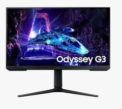 SAMSUNG LS27DG302EUXUF Odyssey G3 27'' LED 1ms 180Hz 1920x1080 FullHD HDMI DP (Vesa) HAS Pivot AMD Free Siyah Monitör
