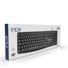 INCA IK-275QU Q Türkçe USB Multimedya Soft Touch Siyah Klavye