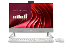 DELL EC24250 EC242501020_U i5-1334U 16GB 512GB SSD O/B Iris Xe 23.8'' Beyaz DOS All in One PC
