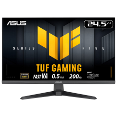 ASUS VG257Q5A TUF GAMING 24.5'' LED 1ms 200Hz 1920x1080 FullHD 2xHDMI DP Multimedya (Vesa) Free Pre ELMB Siyah Monitör