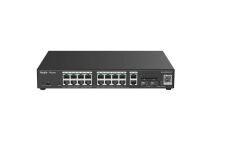 TP-LINK OMADA ES220GMP 20 Port Gbit 16 Port PoE+ 250W 2xGBİT RJ45+ 2xGBİT SFP Rack mount Yönetilebilir (L2) Switch