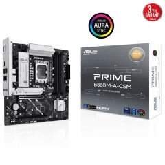 ASUS PRIME B860M-A-CSM B860 DDR5 (Vga Yok) GLan 2.5G mATX HD DP TYP-C M2 ARGB 1851p Anakart
