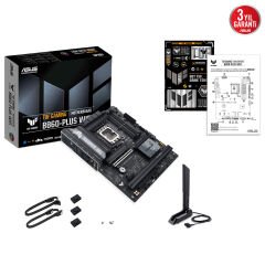ASUS TUF GAMING B860-PLUS WIFI B860 DDR5 (Vga Yok) GLan 2.5G ATX HD DP TYP-C OPT WIFI BT RGB 1851p Anakart