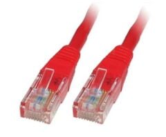 ODS 02R45R45C6UJ1R0.2A CAT6 UTP LSZH BAKIR 0.20 Metre Kırmızı Patch Cord