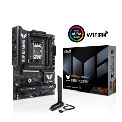 ASUS TUF GAMING B650E-PLUS WIFI B650 DDR5 (Vga Yok) GLan 2.5G ATX HD DP WIFI BT M2 RGB AM5 AMD Anakart
