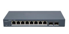 HIKVISION DS-3E1510P-EI/M-8P2F 8+2 10/100/1000 8 port poe 80W 2 SFP Yönetilebilir Metal Kasa