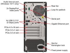 LENOVO ST50 V2 7D8JA043EA-V1 XEON E-2324G (4C) 16GB(1x16) 2x960 SSD 4U TOWER Raid 0,1 Server