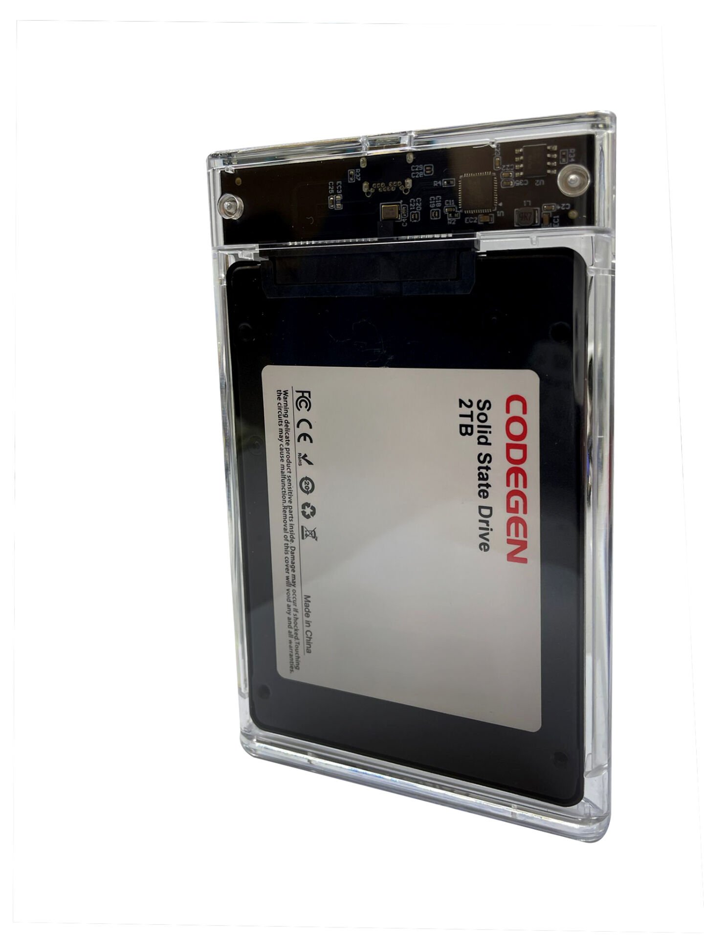OEM 2TBSSDEXT1 CODEGEN 2.5'' 2TB USB 3.0 Siyah Taşınabilir SSD Harddisk