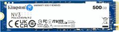 KINGSTON SNV3S/500G NV3 M.2 500GB (5000/3000MB/s) PCIe + NVMe SSD Disk (22x80MM)
