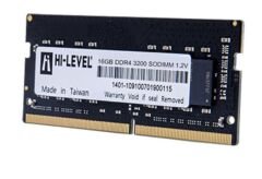 HI-LEVEL HLV-SOPC25600D4/16G 16GB (Tek Parça) DDR4 3200Mhz Notebook Bellek