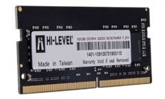 HI-LEVEL HLV-SOPC25600D4/16G 16GB (Tek Parça) DDR4 3200Mhz Notebook Bellek