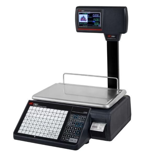 CEOPOS CDS-30A+ 30 KG Ethernet Boyunlu Barkodlu 3,5 '' Göstergeli Terazi