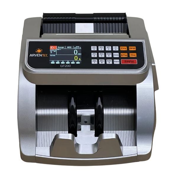 ARVENTEC GT200 TEK KATLI KAĞIT PARA SAYMA MAKİNESİ