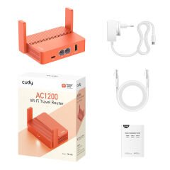 CUDY TR1200 2 Port 10/100Mbps AC1200 2 Anten Masaüstü VPN Router