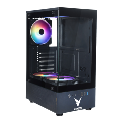 VENTO VG2803F 650W Siyah Temper Camlı Mid Tower ATX Kasa