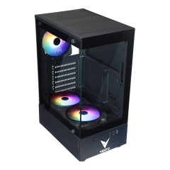 VENTO VG2803F 650W Siyah Temper Camlı Mid Tower ATX Kasa