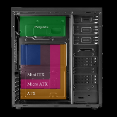 VENTO TA-K61 650W 80+ Siyah-Gümüş Mid Tower ATX Kasa