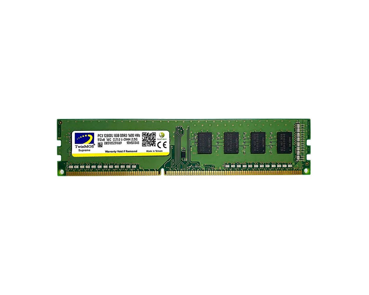 TWINMOS MDD38GB1600D 8GB DDR3 1600Mhz PC Bellek