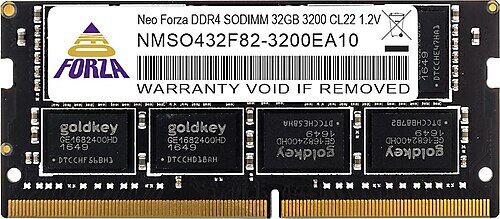 NEOFORZA NMSO432F82-3200EA10 32GB (Tek Parça) DDR4 3200Mhz Notebook Bellek