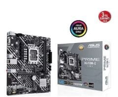 ASUS PRIME H610M-E-CSM H610 DDR5 Vga GLan mATX HD DP M2 RGB US3.2 1700p Anakart
