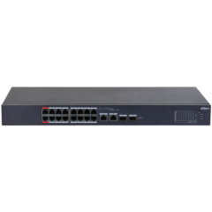 DAHUA DH-CS4218-16ET-240 18 Port Mbit 16 Port PoE+ 265W 2xCombo Uplink Cloud Managed Smart Switch