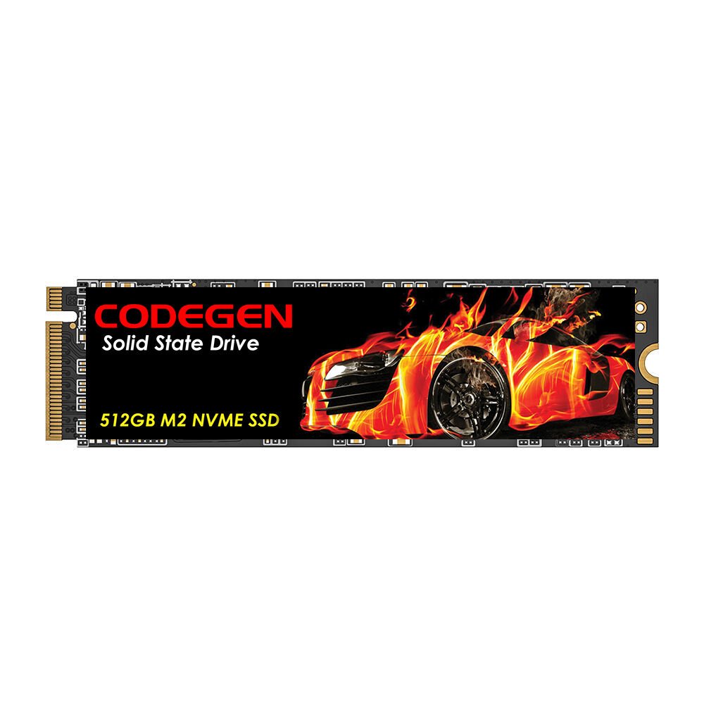 CODEGEN CDG-512GB-NVME M.2 512GB (2100/1700MB/s) PCIe + NVMe SSD Disk (22x80MM)