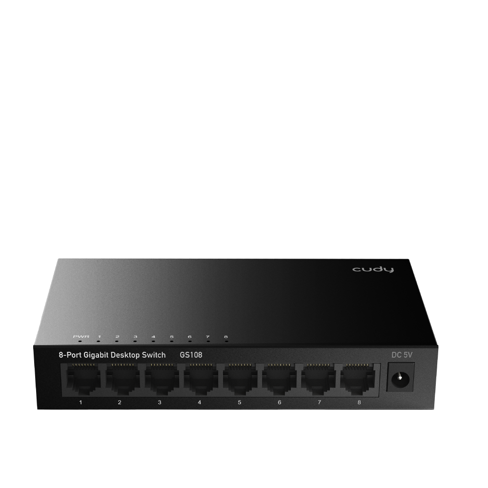 CUDY GS108 8 Port 10/100/1000 Yönetilemez Desktop Metal Kasa Switch