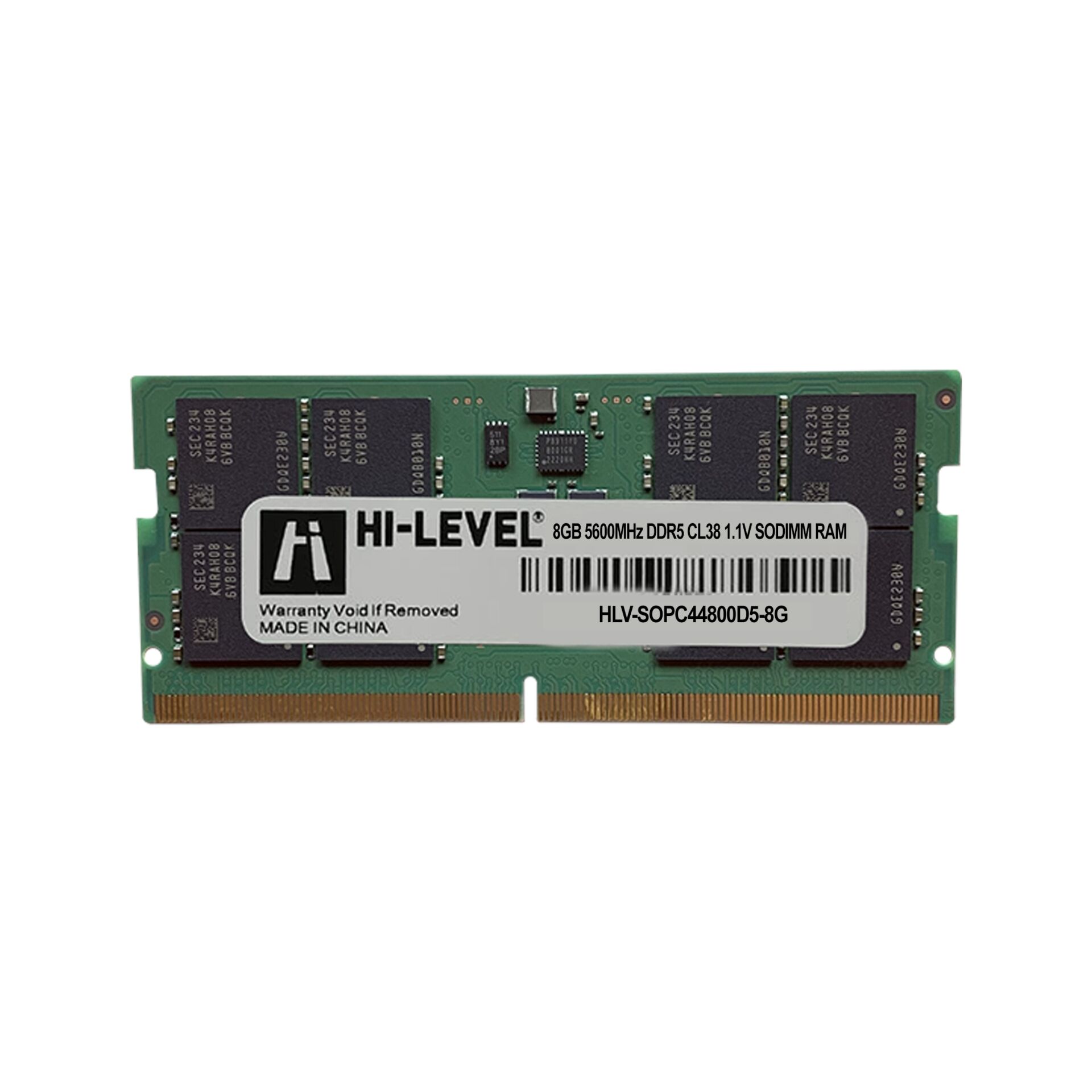 HI-LEVEL HLV-SOPC44800D5/8G 8GB DDR5 5600MHz Notebook Bellek