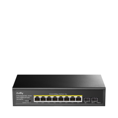 CUDY GS1008PS2 8 Port 10/100/1000 Yönetilemez 2 SFP (1GB) Desktop (8 Port Poe+) 120W Switch