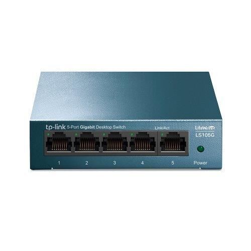 TP-LINK LS105G 5 port Gbit Desktop Yönetilemez Çelik Kasa Switch