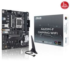 ASUS A620M-F GAMING WIFI A620 DDR5 (Vga Yok) GLan 2.5G ATX HDMI WIFI6 BT AM5 AMD Anakart