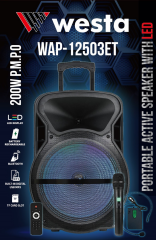 WESTA WAP-12503ET 12'' Aktif Portatif Ses Sistemi