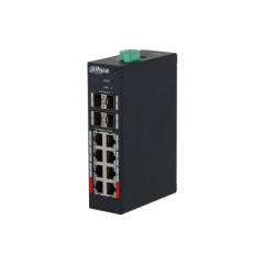 DAHUA HS4412-8ET-120 8+2 10/100 Yönetilemez 4Port X Gb-SFP 4 ADET 1G SFP Endüstriyel 8 port poe 120W