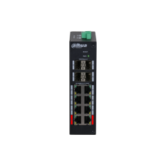 DAHUA HS4412-8ET-120 8+2 10/100 Yönetilemez 4Port X Gb-SFP 4 ADET 1G SFP Endüstriyel 8 port poe 120W
