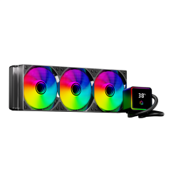FRISBY FCL-360B LGA1851/LGA1700/AM5/AM4 360 mm ARGB Siyah Sıvı Soğutma