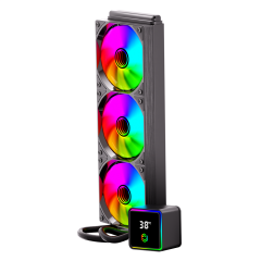 FRISBY FCL-360B LGA1851/LGA1700/AM5/AM4 360 mm ARGB Siyah Sıvı Soğutma