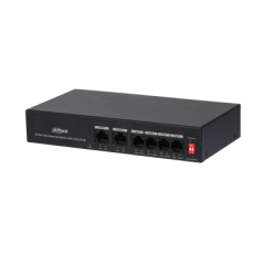 DAHUA DH-PFS3006-4ET-36 6 Port Mbit 4 Port PoE 36W 2xMbit Uplink Desktop Yönetilemez Switch