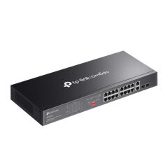 TP-LINK OMADA DS1018GMP 18 Port Gbit 16 Port PoE+ 250W 2xCombo Uplink Rackmount Yönetilemez Switch